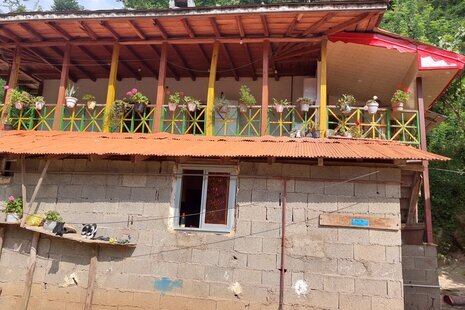 واحد جنگلی تکخواب در طبقه دوم ویلای ماسوله