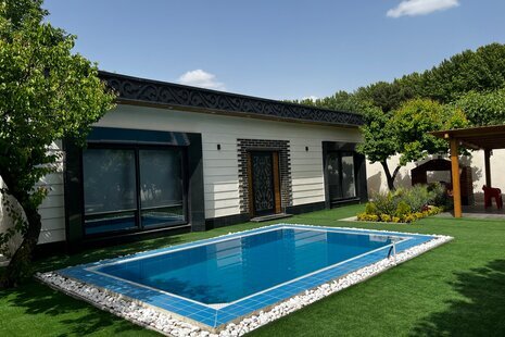 باغ ویلا مدرن تکخواب استخرآبگرم در شهریار