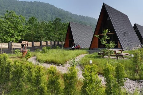 کلبه سوئیسی دوبلکس تکخواب 1 در شیرگاه