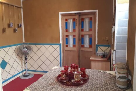 اتاق زمرد در اقامتگاه بوم گردی کاشان