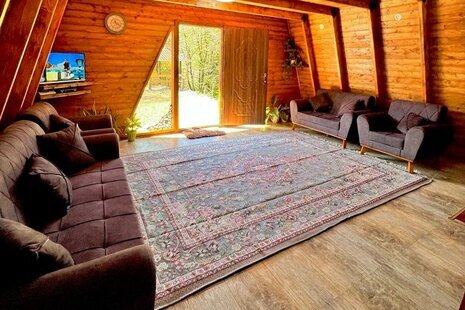 کلبه سوئدی دوبلکس تکخواب نیما در شیرگاه