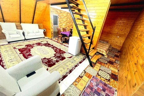 کلبه سوئیسی دوبلکس تکخواب استخردار وارش در بابل