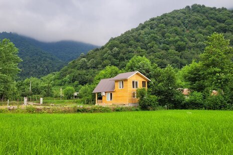 کلبه سوئیسی دوبلکس مبله آوای باران در ماسال