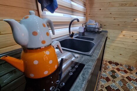 کلبه سوئیسی دوبلکس تکخواب مبله کاسپین در بندر انزلی