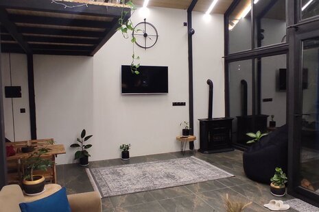 کلبه شیشه ای دوبلکس تکخواب در ماسال