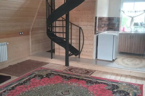 کلبه سوئیسی دوبلکس مبله تکخواب باران در