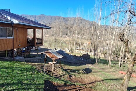 کلبه چوبی تکخواب محمد در ماسال