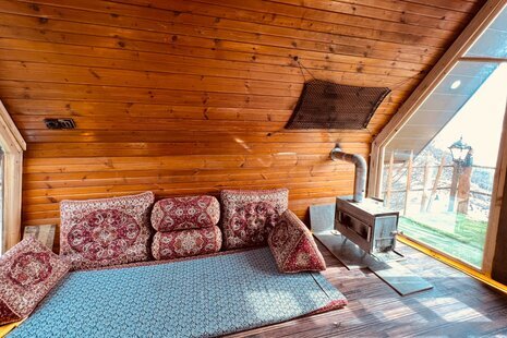 کلبه درختی مبله در سوادکوه