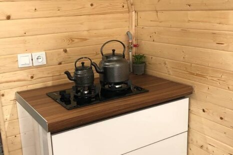 کلبه سوئیسی تکخواب جنگلی دریاچه 2 در شیرگاه