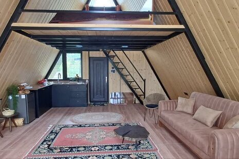 کلبه سوئیسی تکخواب بارانک در تالش