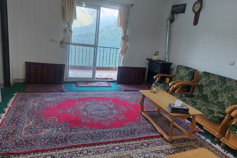 واحد مبله تکخواب در طبقه همکف ویلا در تنکابن