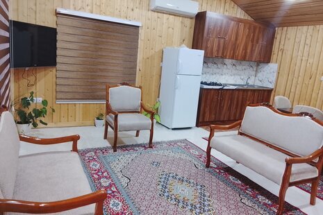 کلبه چوبی دوخواب دیارا در ماسال