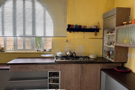 واحد دو خواب مبله طبقه همکف ویلا آفتاب در منجیل