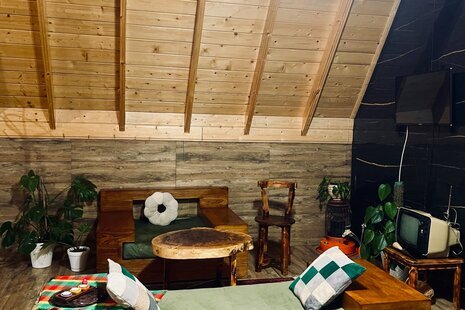 کلبه سوئیسی دوبلکس تکخواب در نشتارود