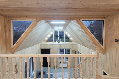 کلبه سوئیسی دوبلکس مبله آوای باران در ماسال