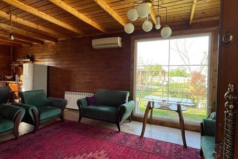 کلبه چوبی دوخواب آرامش در شاندرمن ماسال