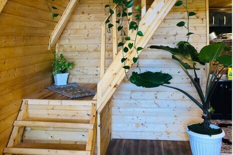 کلبه دوبلکس تکخواب رز در رامسر