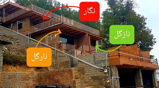 سوئیت تکخواب کلبه نازگل در روستا پاقلعه