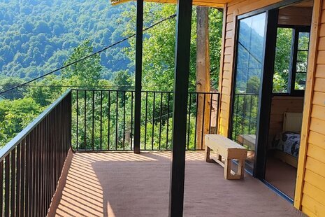 کلبه چوبی دوخواب فردوس در ماسال