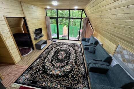 کلبه سوئیسی جنگلی جکوزی دار دوخواب شالما 1 در ماسال