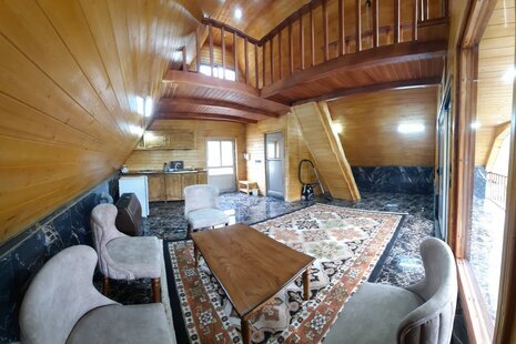 کلبه سوئیسی جکوزی دار تک خواب ماندگار در بابل