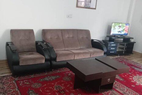 واحد دوخواب مبله در طبقه همکف ویلا در رامسر