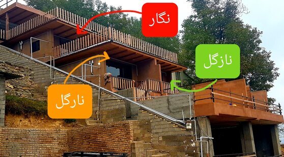 ویلا تک خواب نارگل  در روستا پاقلعه