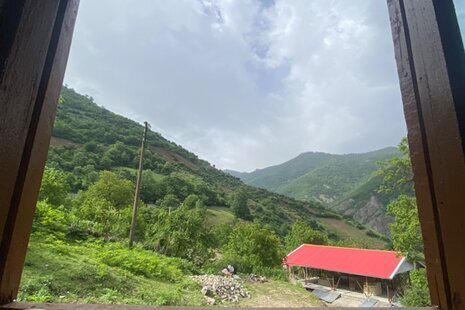 کلبه باغ تکخواب جنگلی مریم در تالش