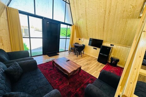 کلبه چوبی تکخواب جکوزی دار گلستان مهر 2 در سرخرود