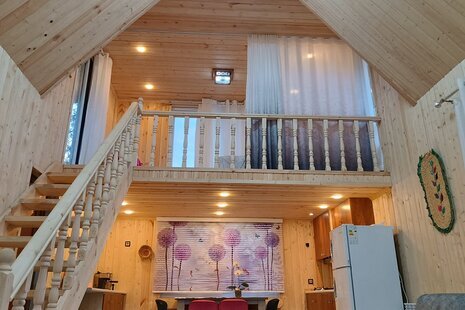 کلبه سوئیسی دوبلکس مبله آوای باران در ماسال