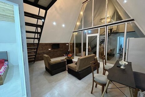 کلبه سوئیسی دوبلکس تکخواب نارنجستان در بندر انزلی