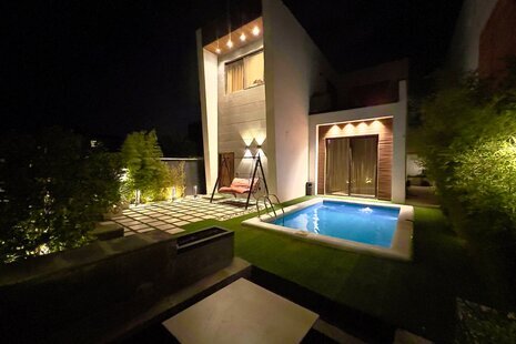 ویلا مبله دوبلکس استخردار دو خواب جنگلی در رودهن