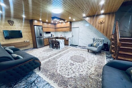 کلبه چوبی دوبلکس دوخواب در ماسال