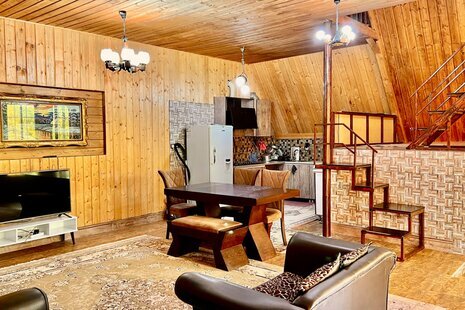 کلبه سوئیسی مبله دو خواب در توتکابن