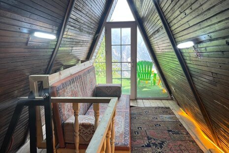 کلبه سوئیسی تکخواب قلعه در سوادکوه