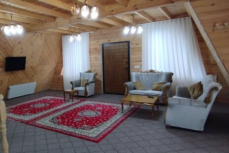 کلبه سوئیسی تریپلکس مبله دوخواب آیسو در اسالم