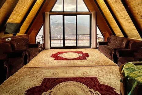 کلبه سوئیسی دوبلکس مبله تکخواب در زیرآب