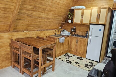 کلبه سوئیسی جکوزی دار تک خواب ترنگ در ماسال