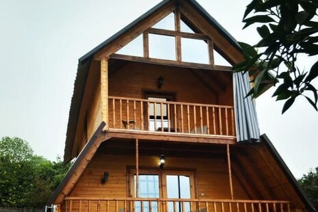 کلبه چوبی دوبلکس دو خواب در بابل