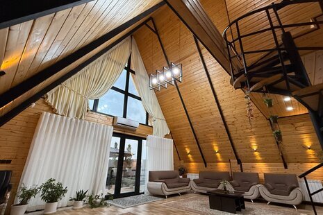 کلبه دوبلکس سوئیسی دوخواب تی تی در ماسال