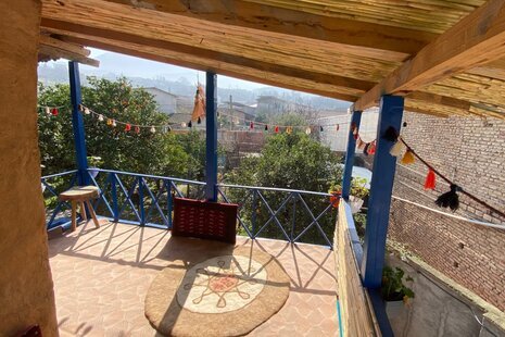 اتاق اشکانیان در اقامتگاه بومگردی گلوگاه