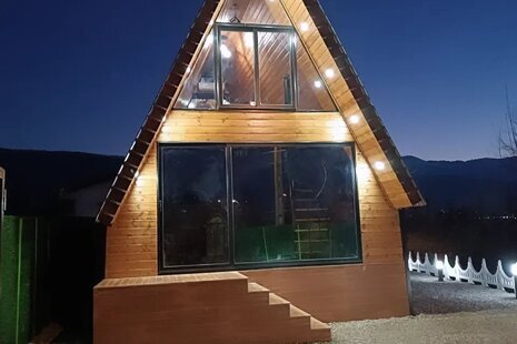 کلبه سوئیسی دوبلکس تکخواب آرمین در تنکابن