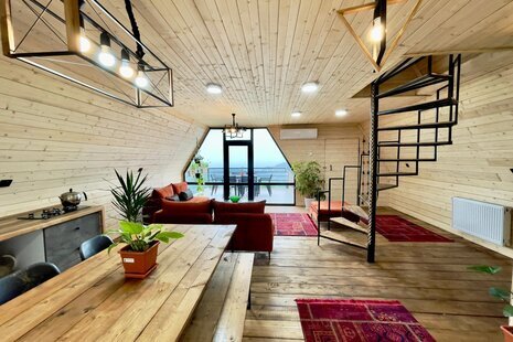 کلبه سوئیسی دوبلکس دوخواب جانا در رامسر