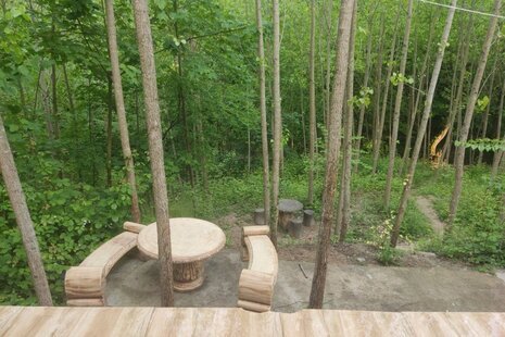 واحد تکخواب در طبقه اول ویلا جنگلی جوارم