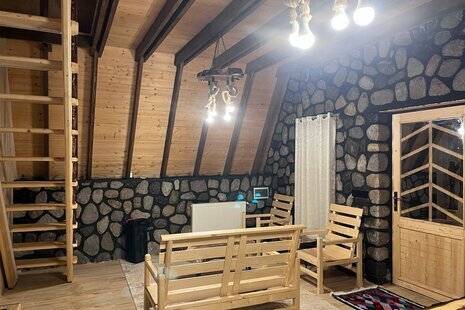 کلبه سوئیسی مبله دو خواب در تنکابن