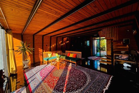 کلبه چوبی دوبلکس دوخواب لوکس در شیرگاه