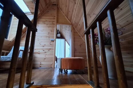 کلبه دوبلکس جکوزی دار سه خواب باروما در تنکابن