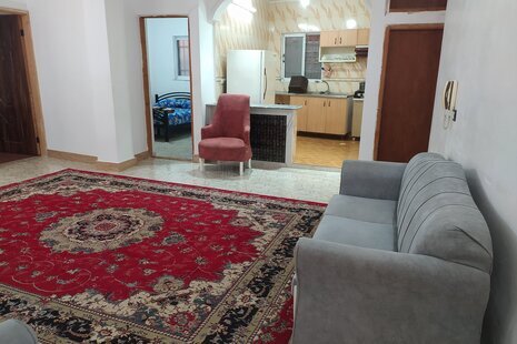 واحد مبله دوخواب در طبقه همکف ویلا قائمشهر