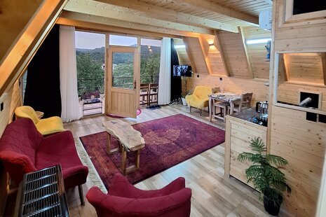 کلبه سوئیسی مبله تکخواب فرحان در بابل