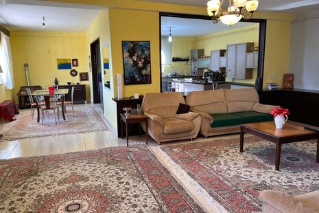 واحد دو خواب مبله طبقه همکف ویلا آفتاب در منجیل